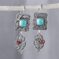 Irregular pattern earrings