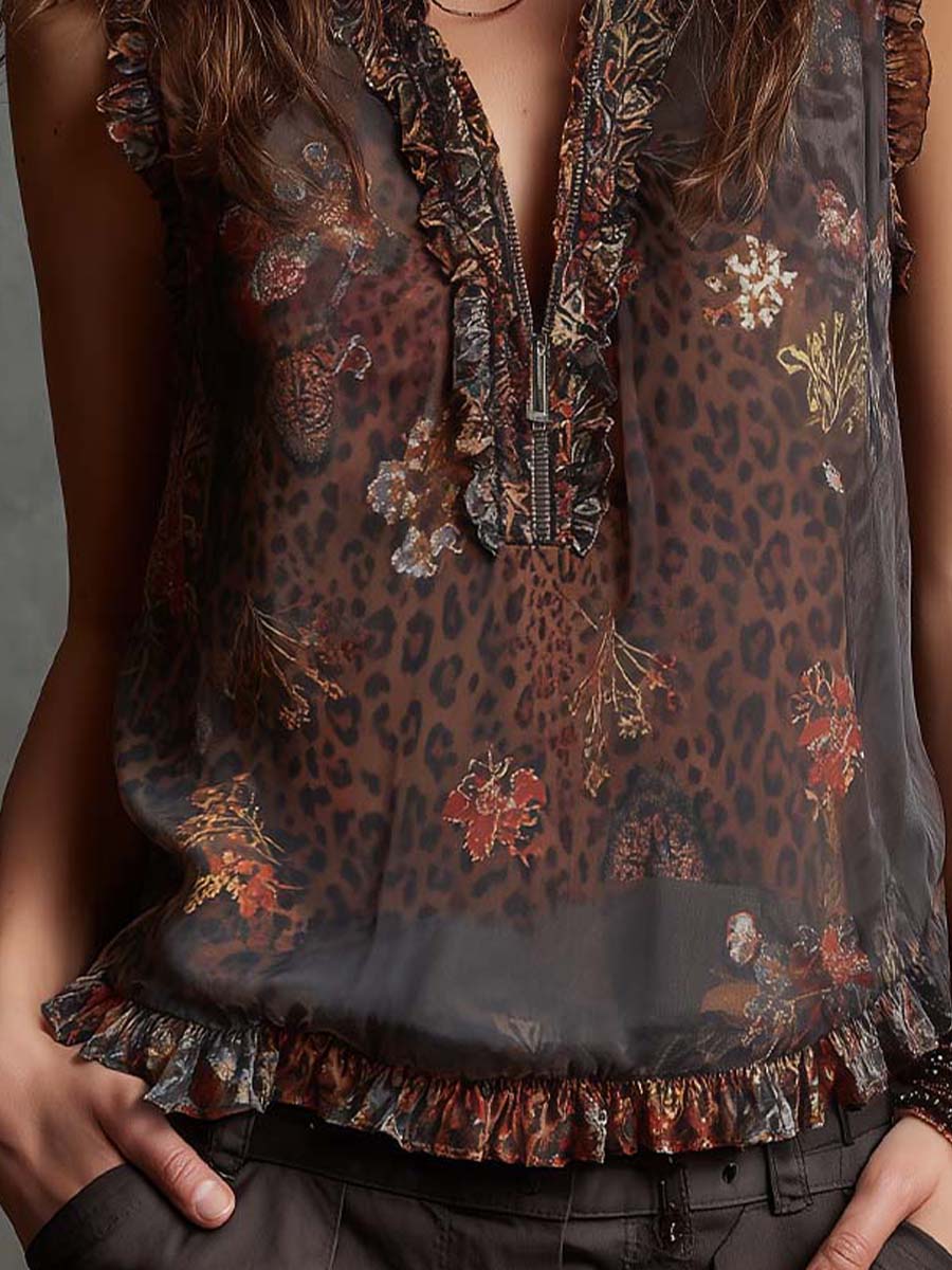 Boho Top in chiffon, Best Value