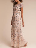 Delicate Sequin Beaded Women's Dress