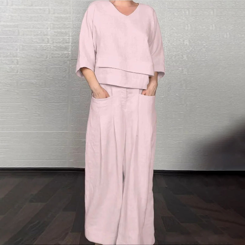 Pants with linen – Premium Look