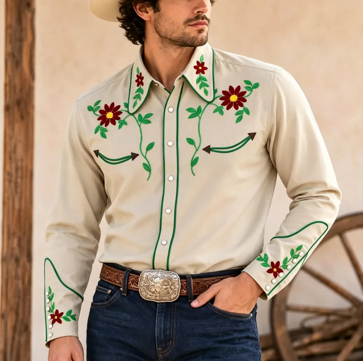 Men's Western-style Shirt