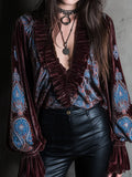 Blouse That Flatters – Boho & velvet
