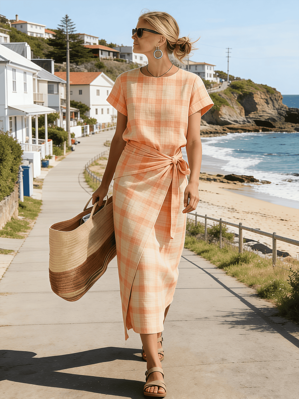 Chic Dress in pleated, Best Value
