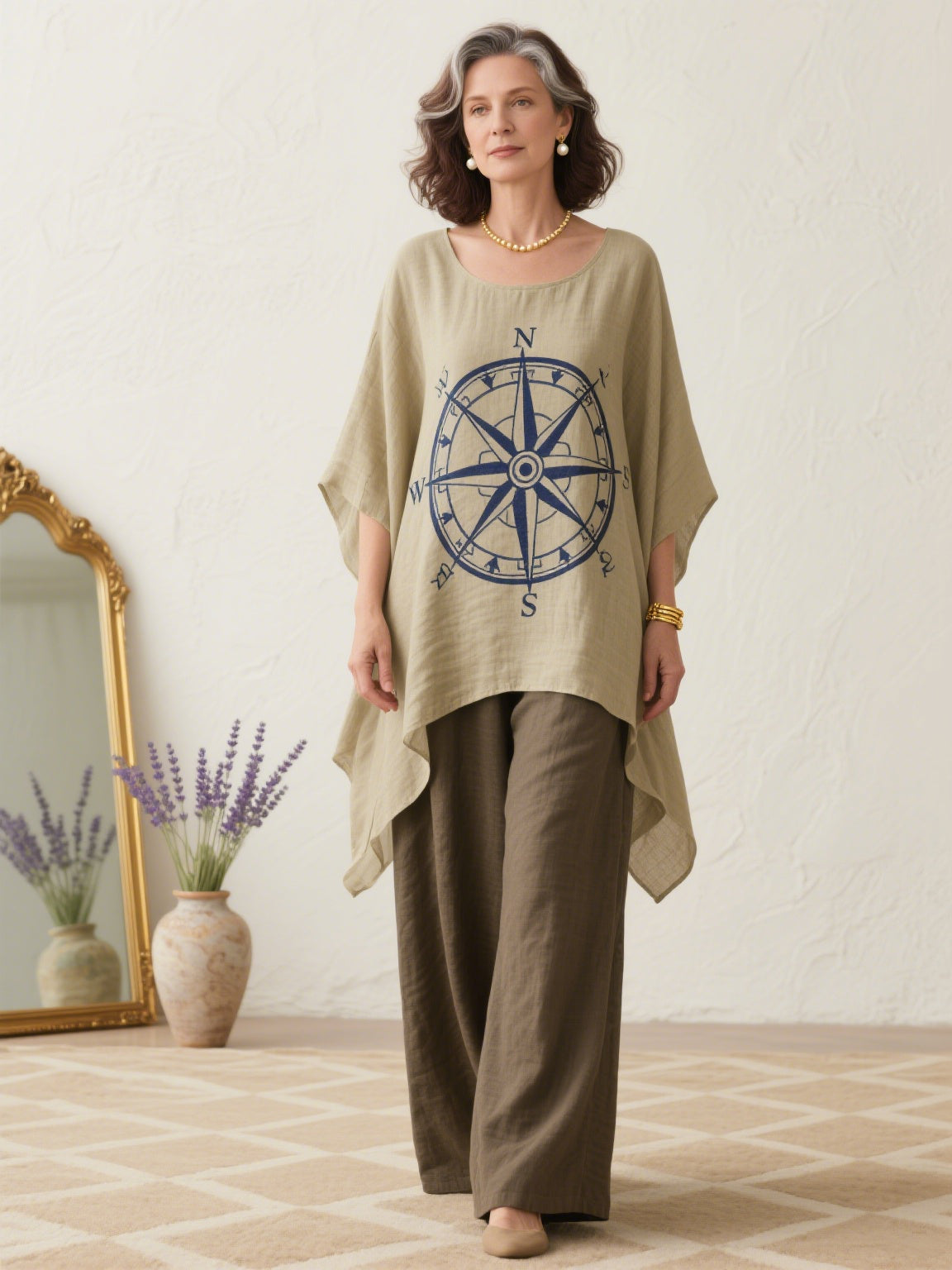 Retro Two-Piece Set in soft, Affordable Luxury