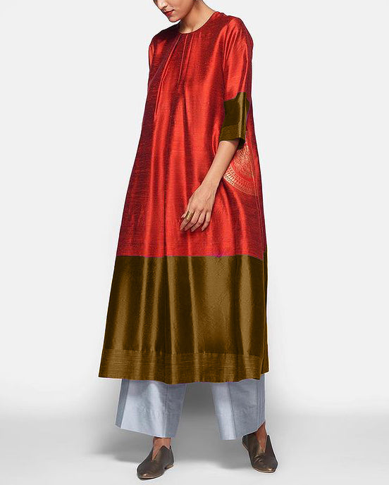 Big swing kaftan dress