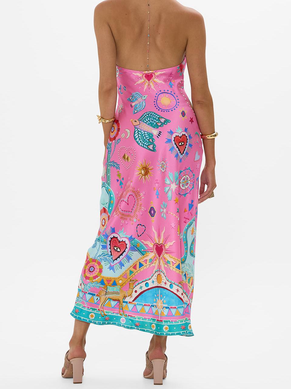 Chain Strap Maxi Dress