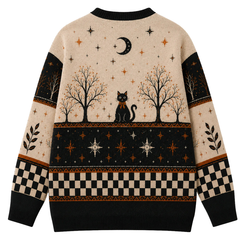 Chaotic Club Personalized Halloween Cat Cardigan