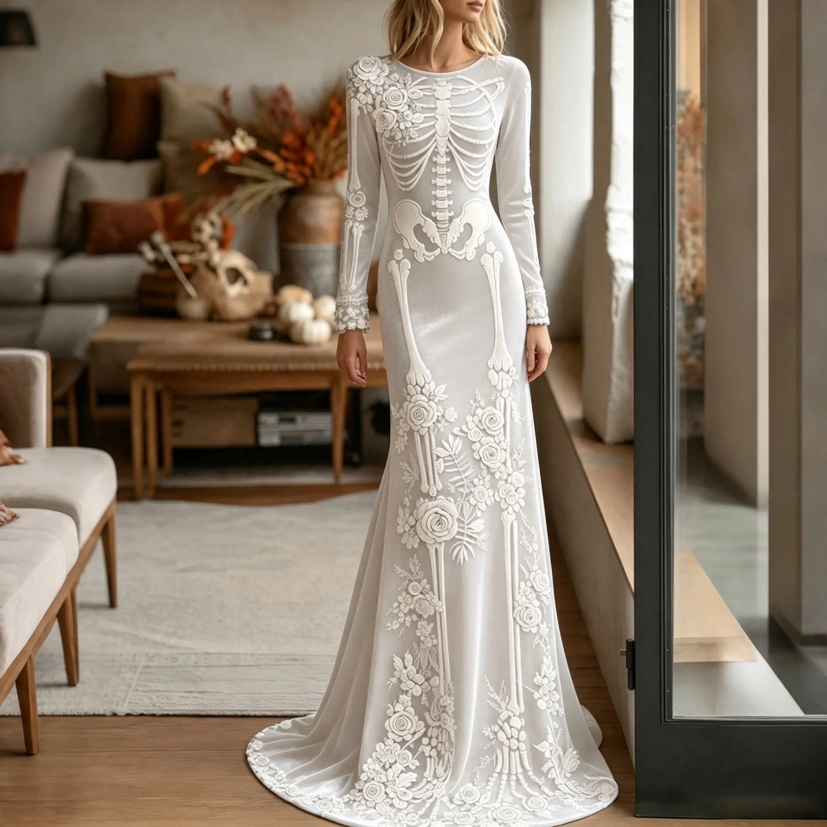 Wickedly Chic Maxi Dress – Spooky Pick