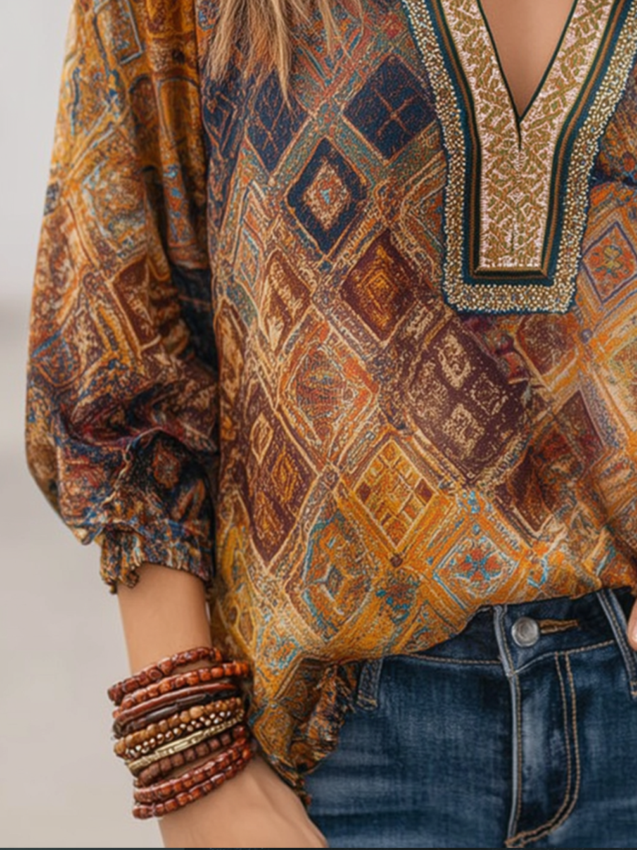 Elevated Blouse – Retro, Worth Every Penny