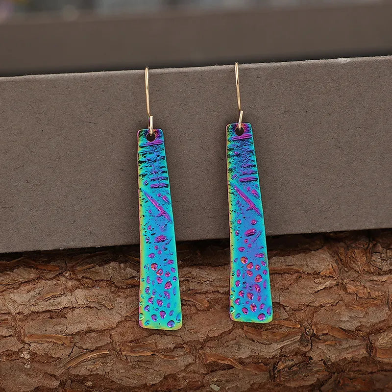 Colored Long Style  Earrings