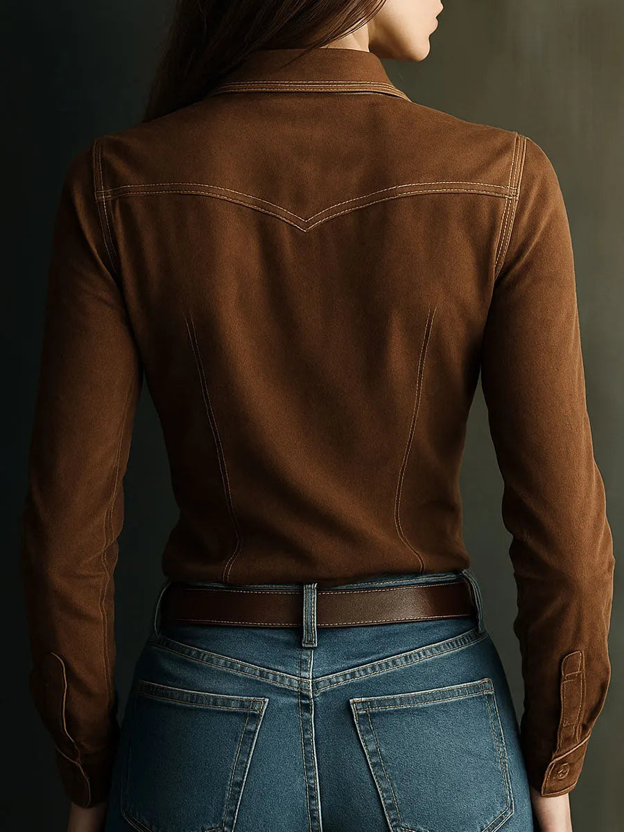 Shirt That Flatters – Chic & suede