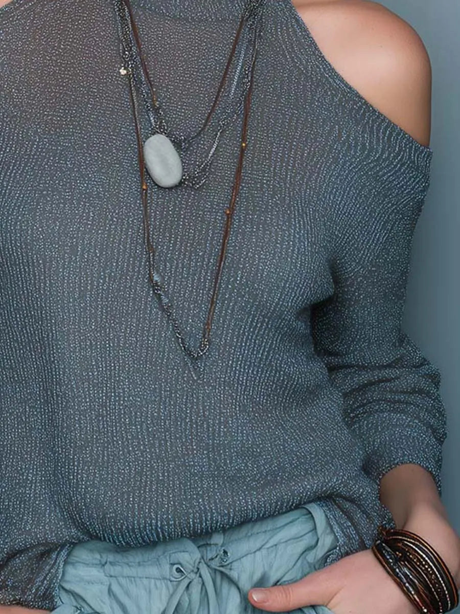 Top with soft knit – Premium Look