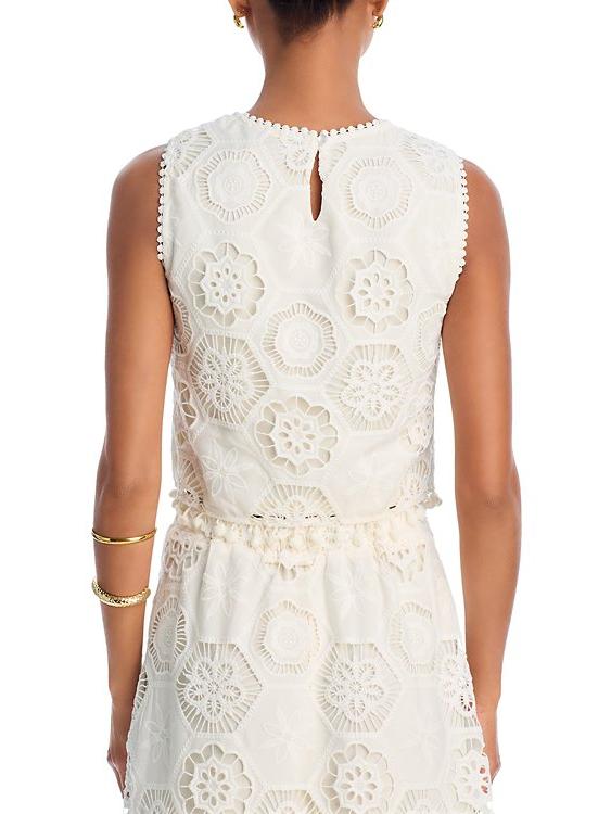Square Crochet Tank Top & Maxi Skirt