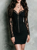 Wickedly Chic Mini Dress – Spooky Pick