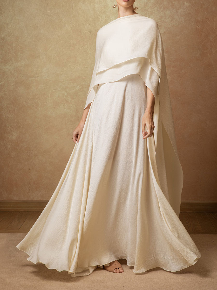 layered Cape Dress