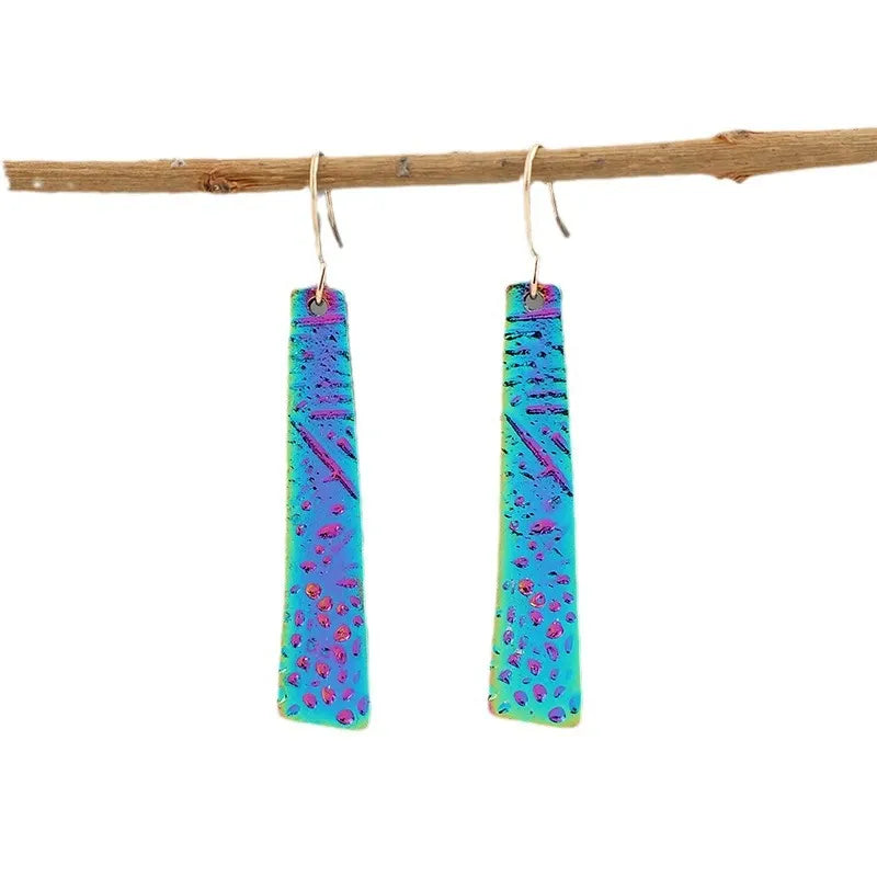 Colored Long Style  Earrings