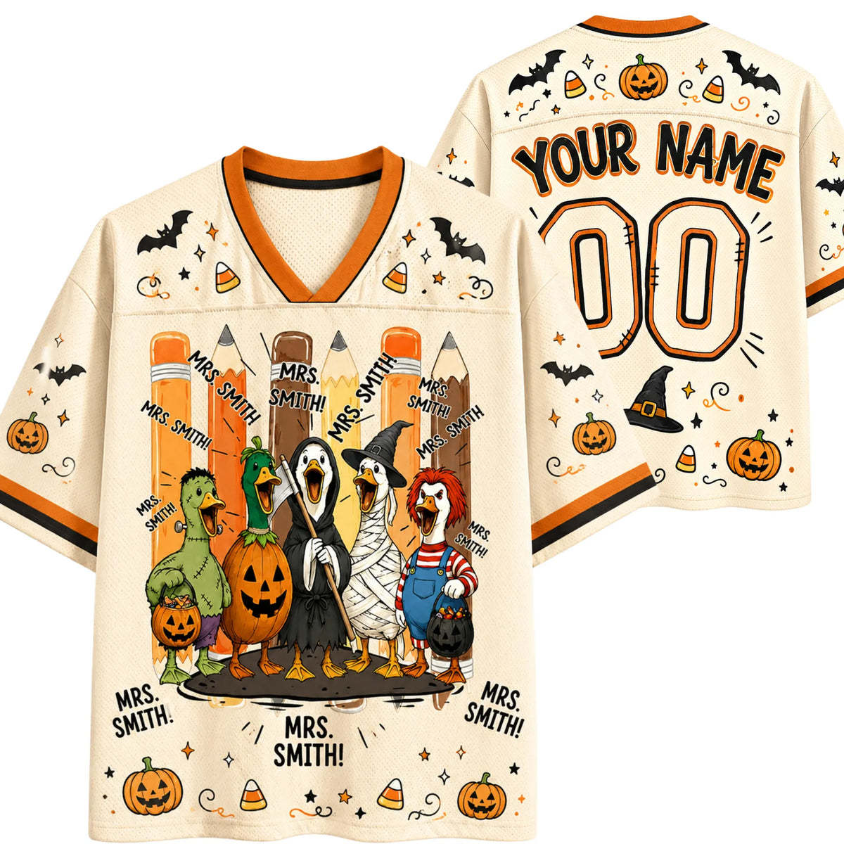 Chaotic Club Spooky Duck Squad Teacher Mesh Jersey