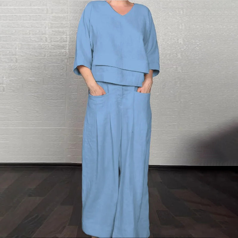 Pants with linen – Premium Look