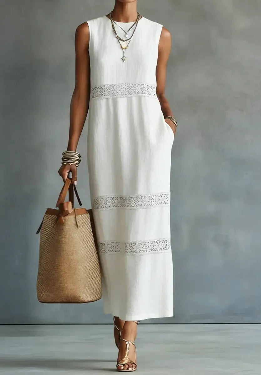 Retro Dress in cotton, Designer Aesthetic