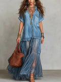 Maxi Dress That Flatters – Retro & denim