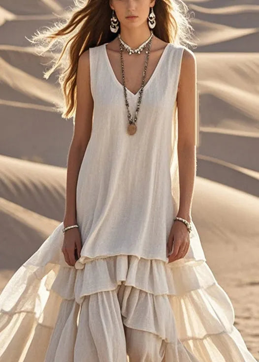 Chic Maxi Dress in cotton, Unbeatable Price
