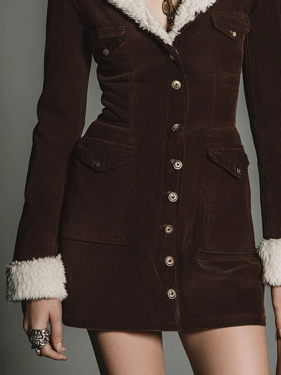 Retro Mini Dress in premium, Affordable Luxury
