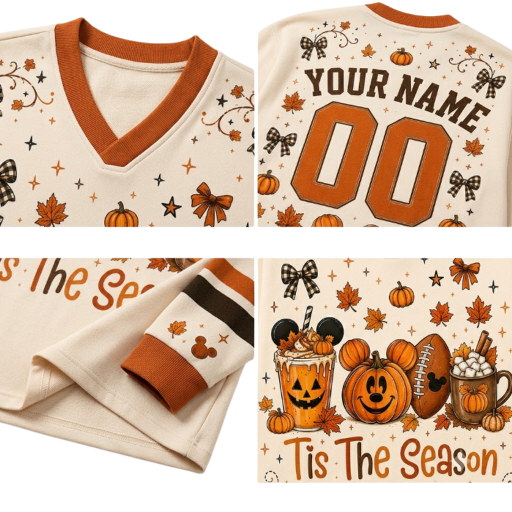 Chaotic Club Custom Mouse Pumpkin Spice Long Sleeve Jersey