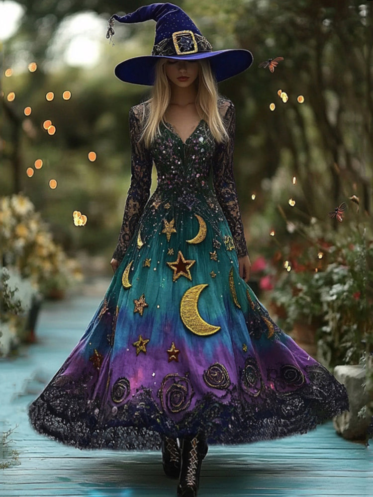 Hauntingly Beautiful Maxi Dress – Party Ready