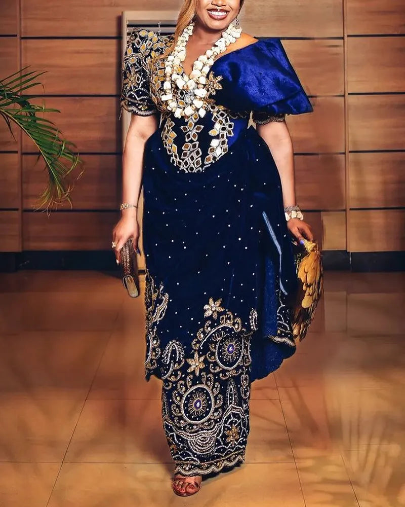 Versatile Elegant Print Women's Dress
