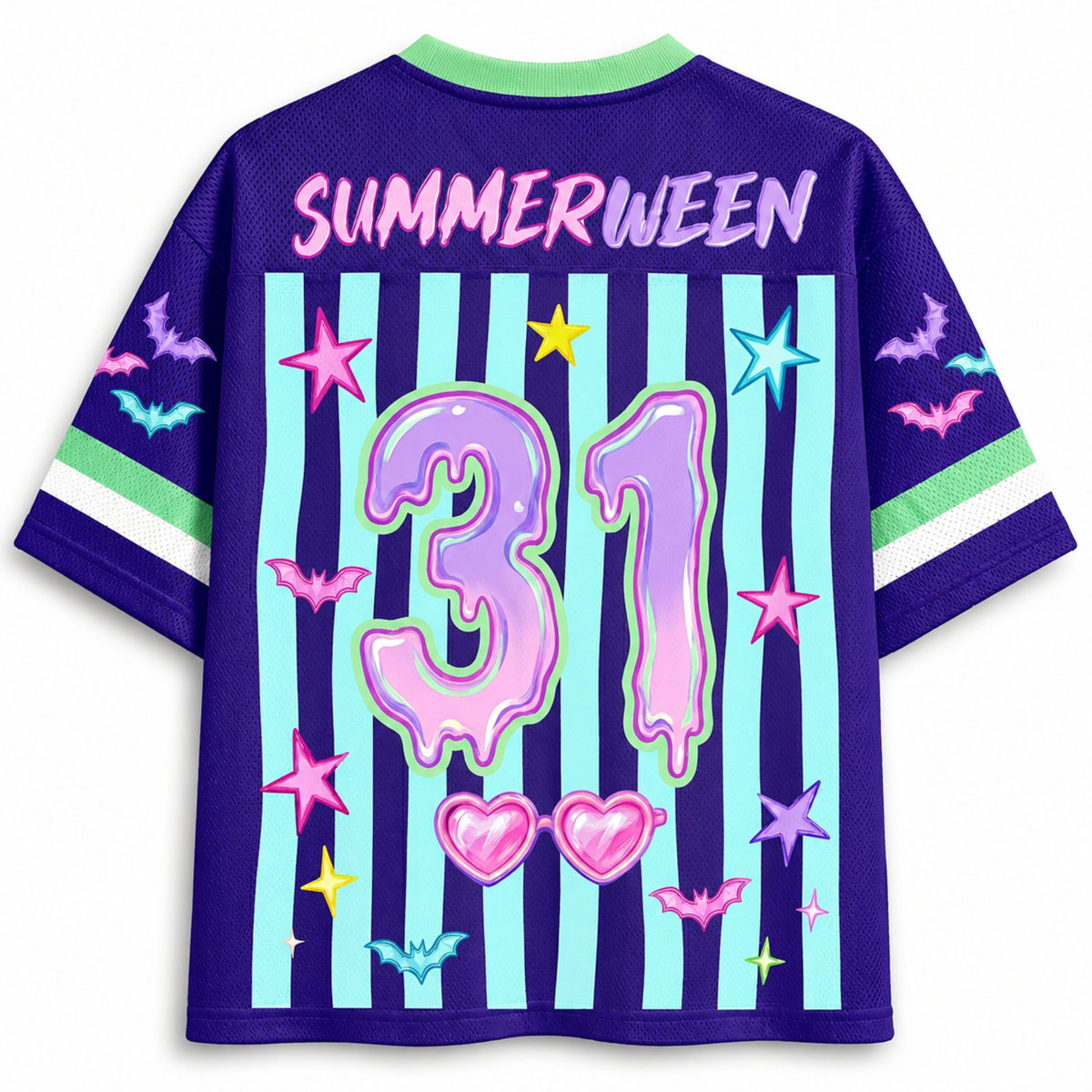 Chaotic Club Preppy Summerween Ghost Mesh Jersey