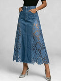 Chic Skirt in denim, Unbeatable Price