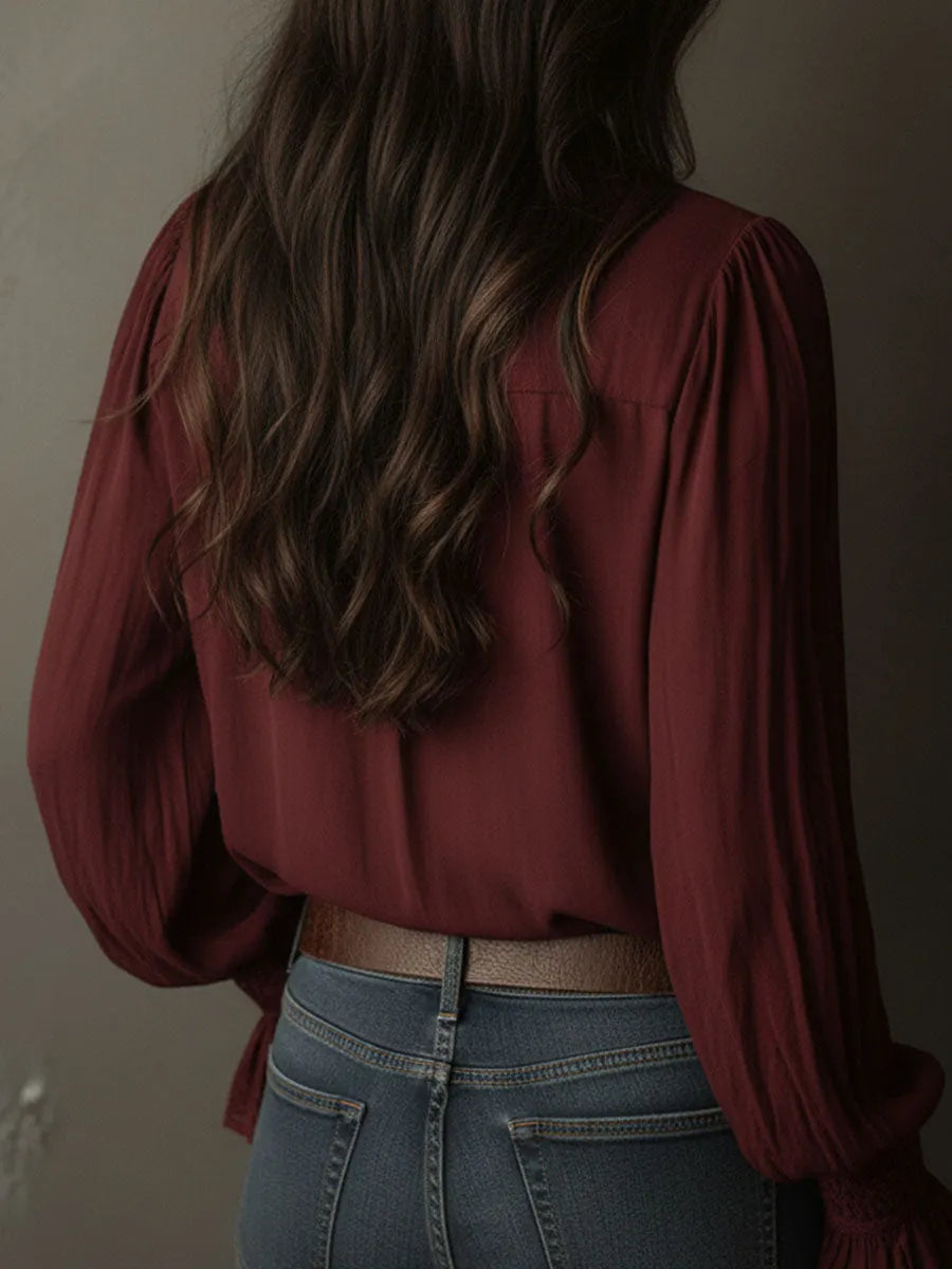 Boho Blouse in lace, Unbeatable Price