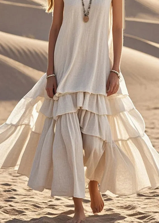 Chic Maxi Dress in cotton, Unbeatable Price
