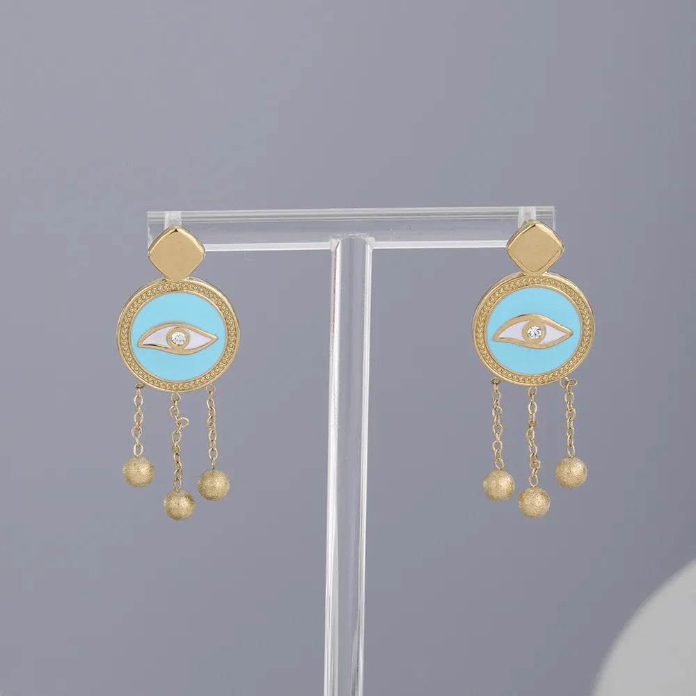 Blue Eye Earrings