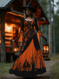 Spooky-Cute Maxi Dress – Halloween Favorite