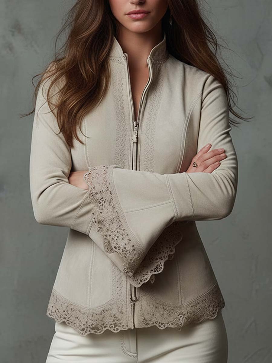 Jacket with lace – Designer Aesthetic
