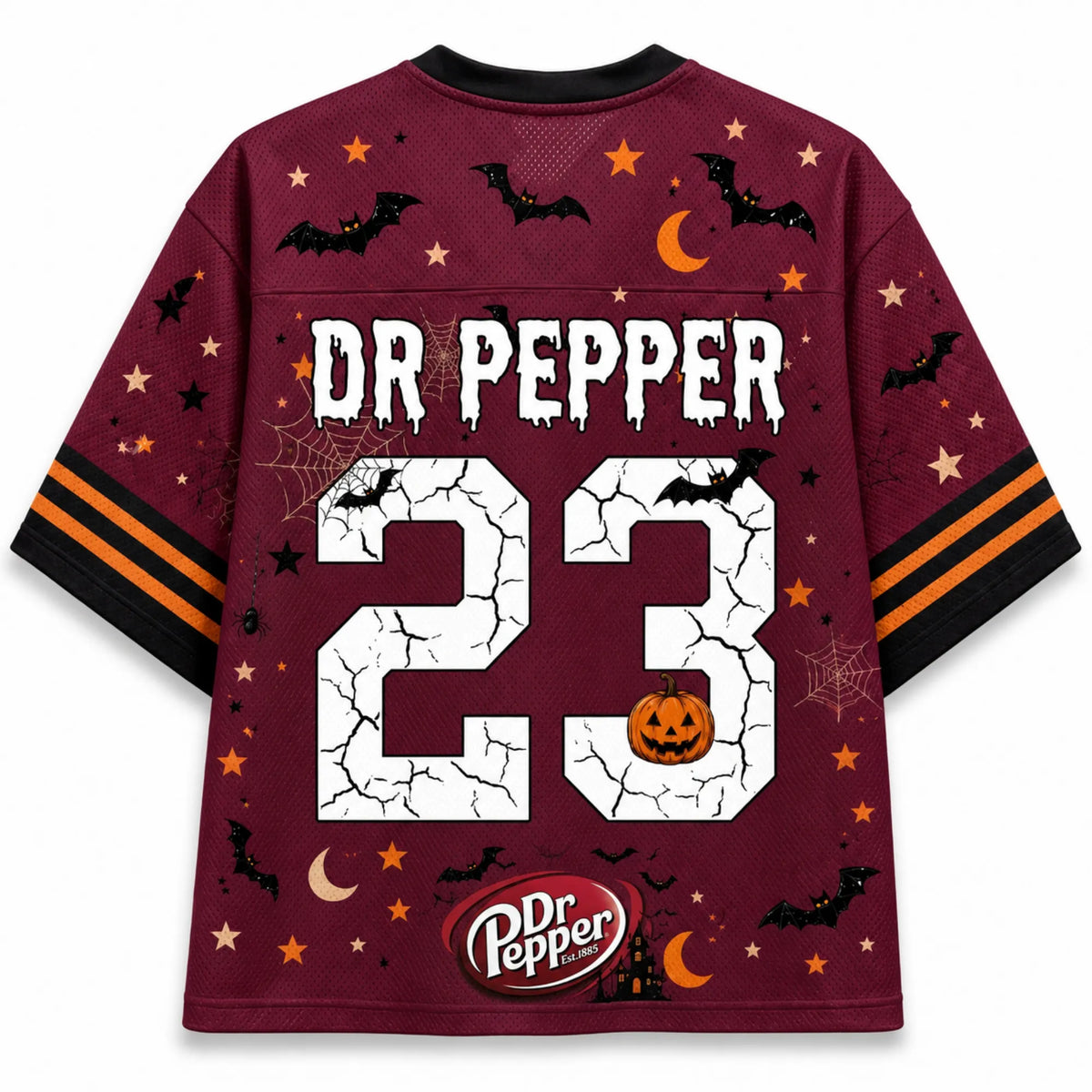 Chaotic Club Spooky Dr Pepper Cans Halloween Mesh Jersey