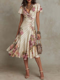 Vintage Midi Dress in chiffon, Unbeatable Price