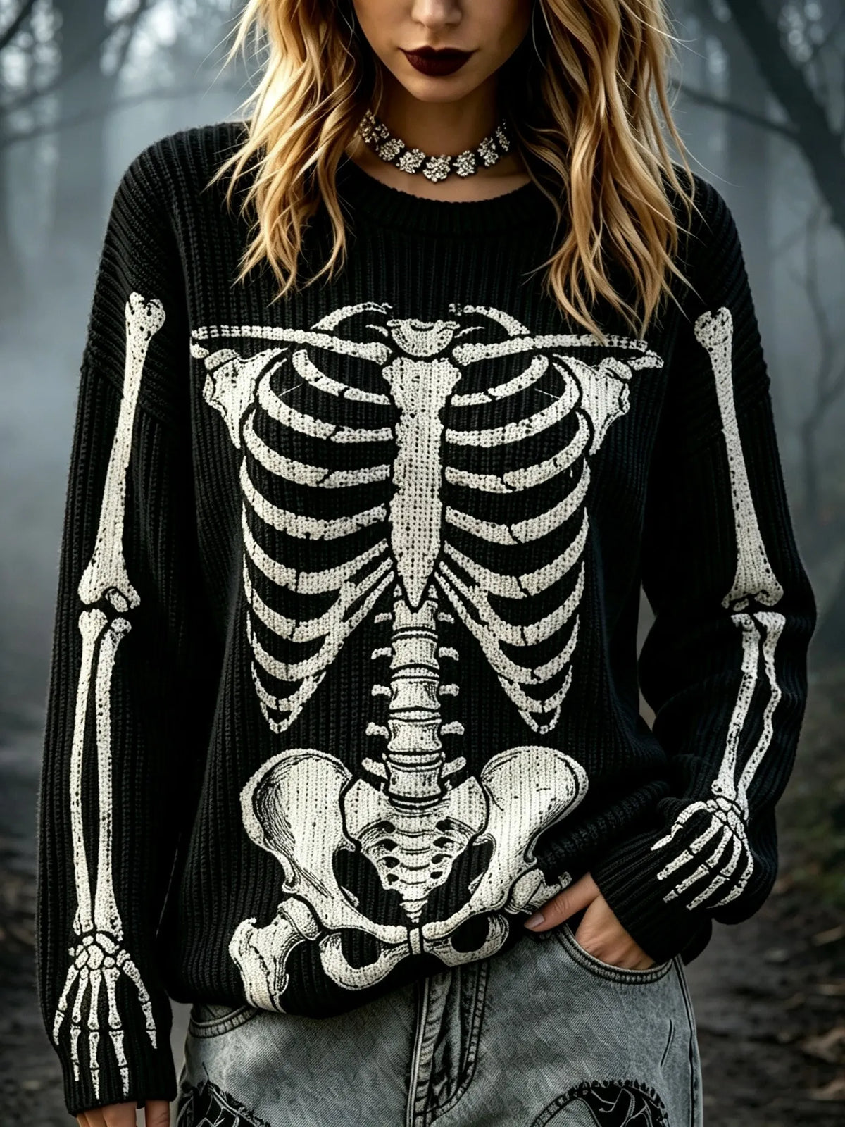 Spooky-Cute Sweater – Halloween Favorite