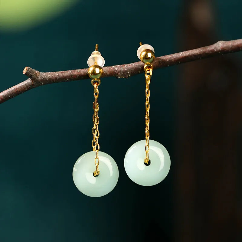 Retro long earrings