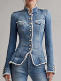 Vintage Jacket in denim, Designer Aesthetic