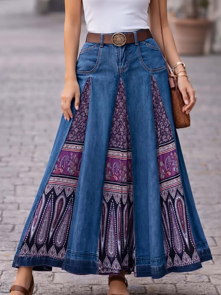 Chic Skirt in denim, Premium Look