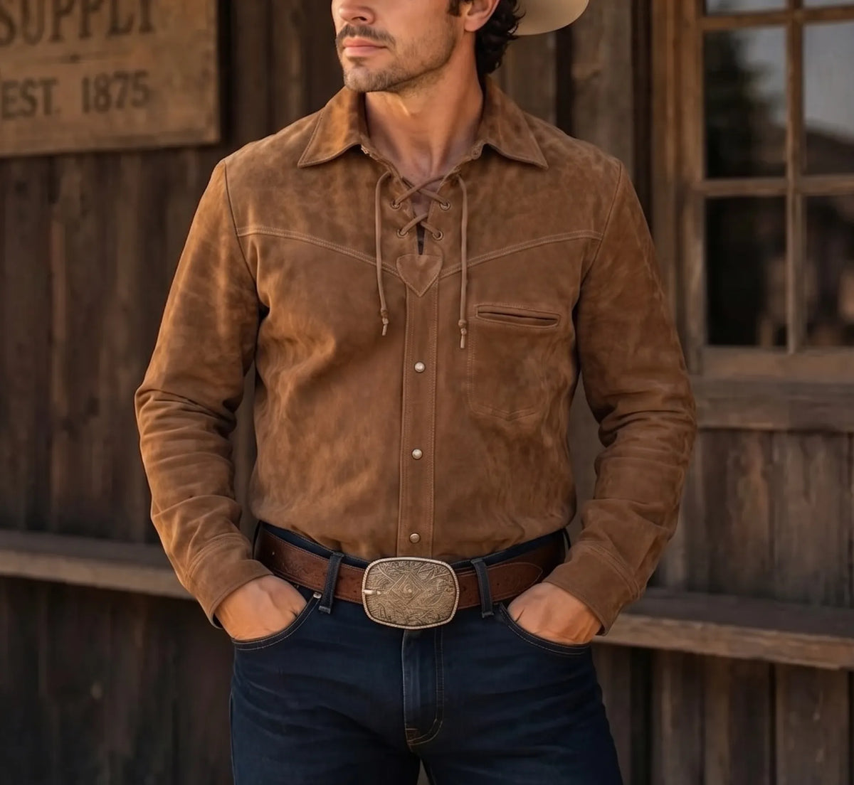 Men's Western-style Shirt