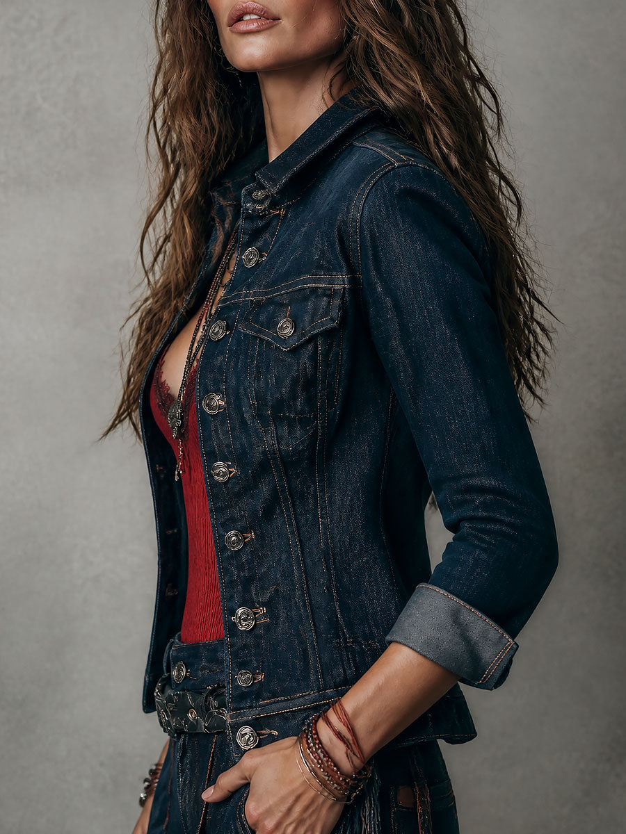 Jacket with denim – Smart Price