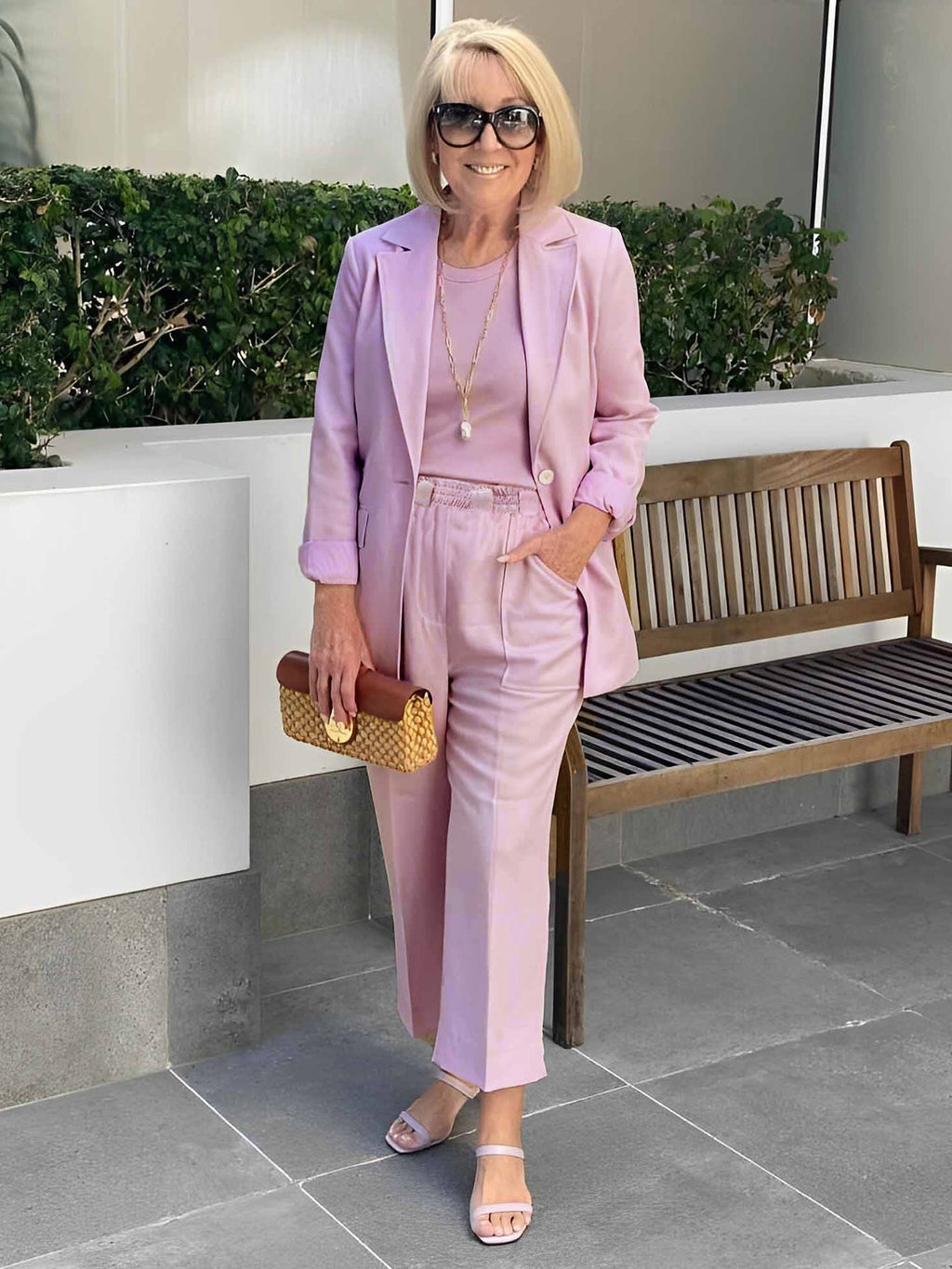 Suit Top Lengthened Trousers Two-Piece Suit
