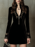 Mini Dress with velvet – Best Value