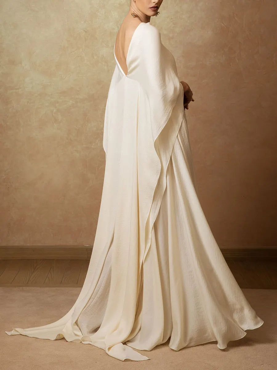 layered Cape Dress