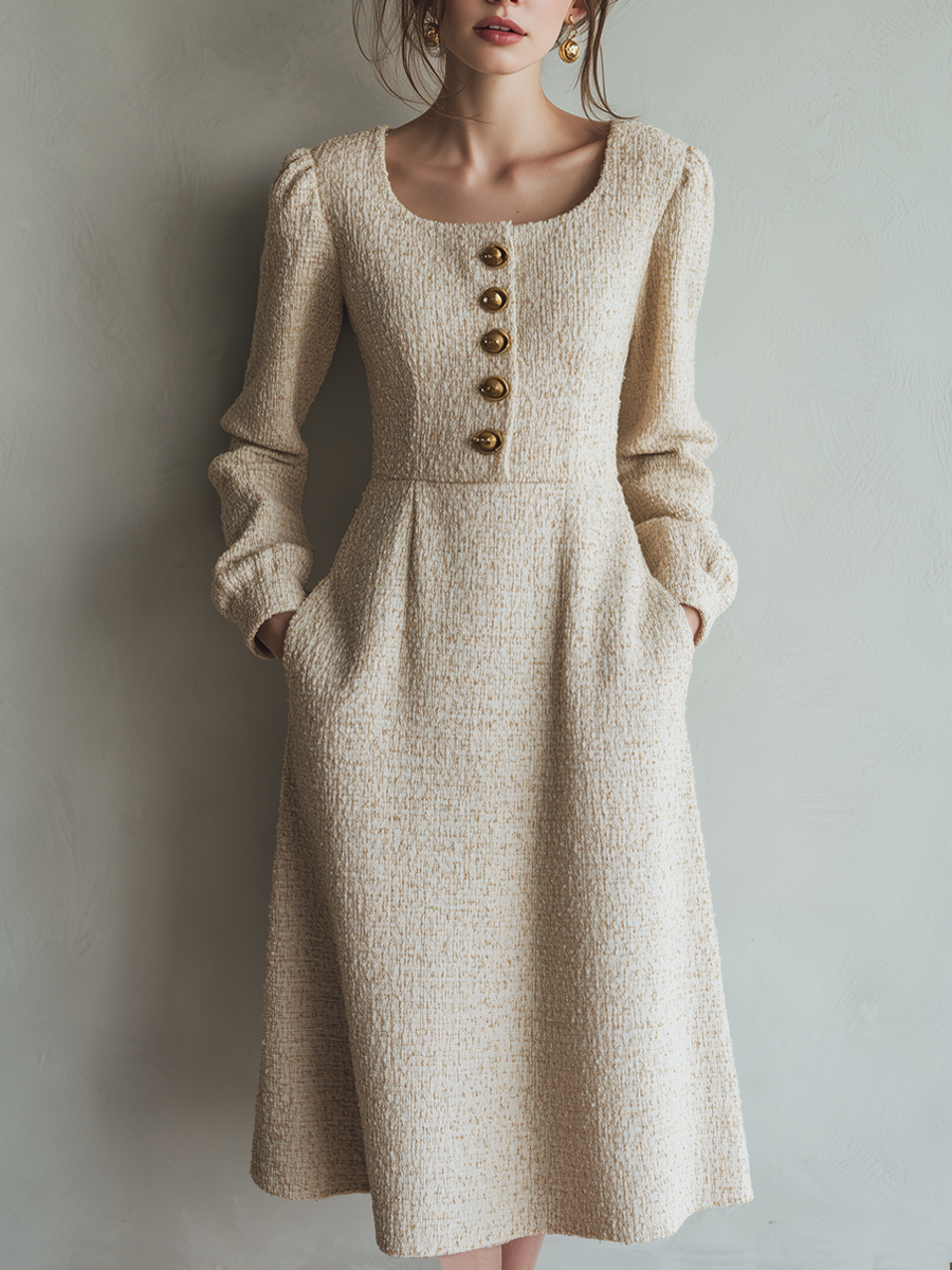 Unbeatable Price: Vintage Midi Dress