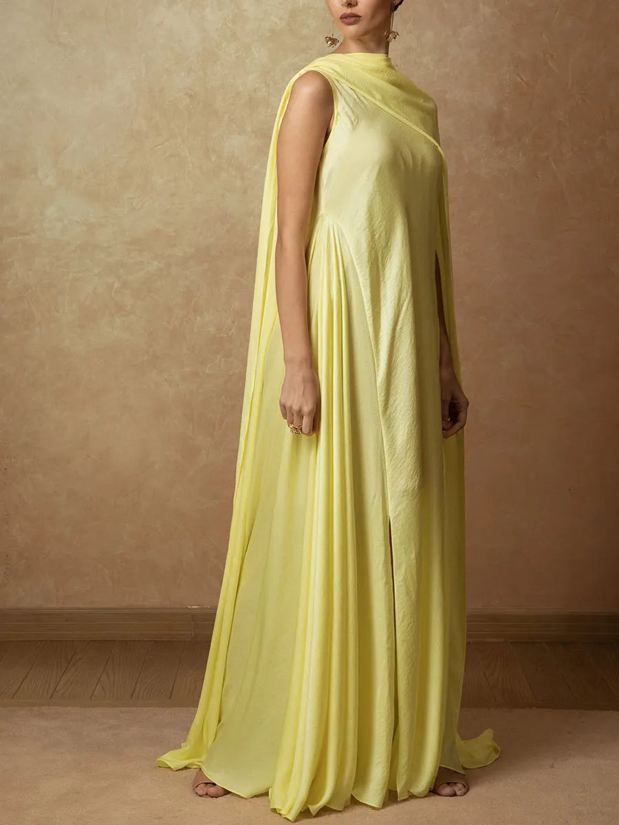 layered Cape Dress