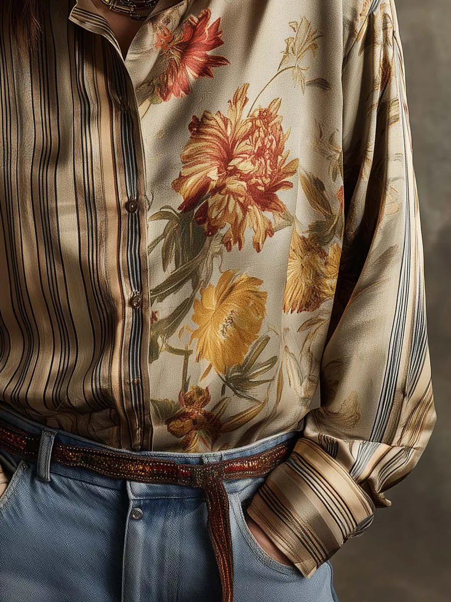Boho Blouse in soft, Premium Look